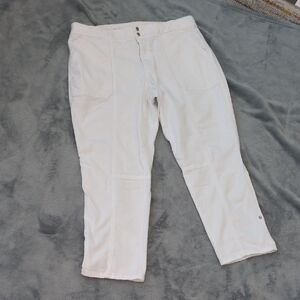 White House Black Market Crisp White Trousers